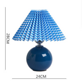 Nordic Ceramic Pleated Table Light | 1-Light