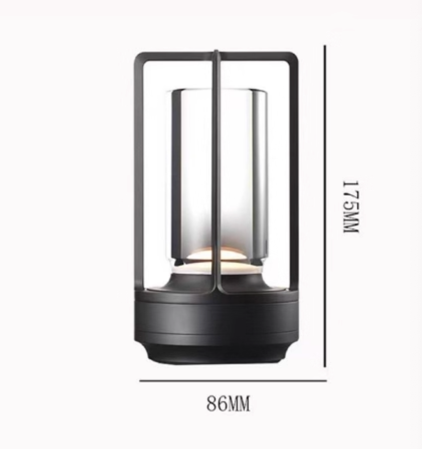Modern Cylinder LED Wireless Table Lamp 1-Light Lasson Living