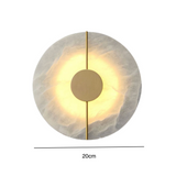 Modern Nordic Marble Round Wall Sconce LED 1-Light
