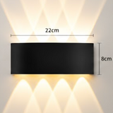 Versatile Waterproof LED Wall Lamp for Indoor and Outdoor Use – Energy Efficient Wall Lights and Stylish Wall Sconces