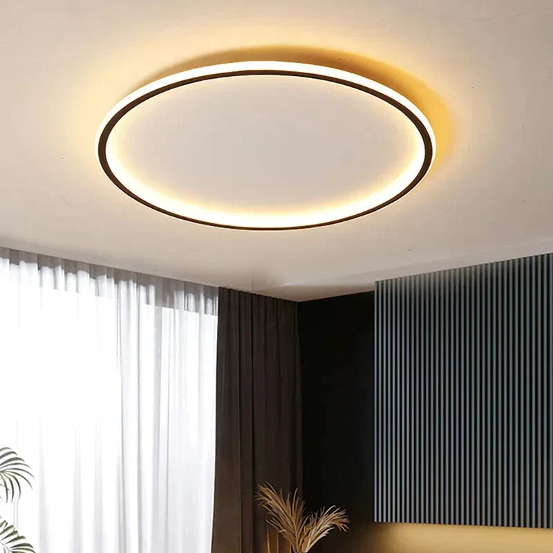 Scandinavian LED Round Ceiling Lamp | 1-Light