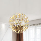 Modern Sphere Stainless Steel LED Pendant Light 1-Light