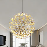 Modern Sphere Stainless Steel LED Pendant Light 1-Light