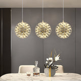 Modern Sphere Stainless Steel LED Pendant Light 1-Light