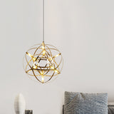 Modern Sphere Stainless Steel LED Pendant Light 1-Light