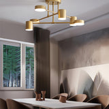 Modern Brass Globe LED Sputnik Ceiling Light 6-Light