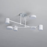 Modern Brass Globe LED Sputnik Ceiling Light 6-Light