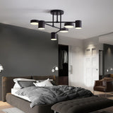 Modern Brass Globe LED Sputnik Ceiling Light 6-Light