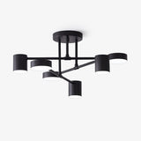 Modern Brass Globe LED Sputnik Ceiling Light 6-Light