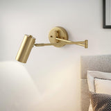 Modern Adjustable Swing Arm LED Wall Sconce 1-Light