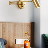 Modern Adjustable Swing Arm LED Wall Sconce 1-Light