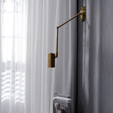 Modern Adjustable Swing Arm LED Wall Sconce 1-Light