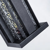 Traditional Rectangular Solar LED Wall Sconce 1-Light