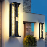 Traditional Rectangular Solar LED Wall Sconce 1-Light