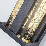 Traditional Rectangular Solar LED Wall Sconce 1-Light