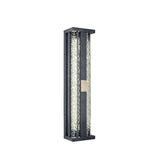Traditional Rectangular Solar LED Wall Sconce 1-Light