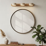 Modern Travertine Round LED Wall Sconce 1-Light