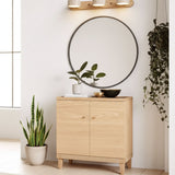 Modern Travertine Round LED Wall Sconce 1-Light