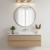 Modern Travertine Round LED Wall Sconce 1-Light