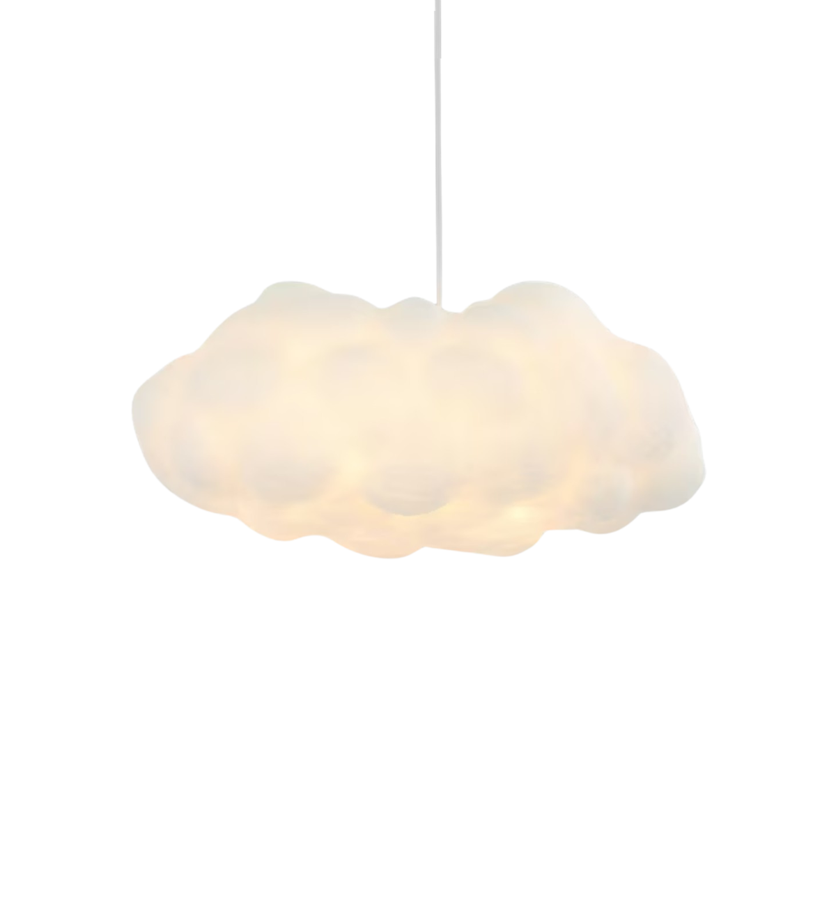 Modern Fibre Cloud Pendant Light 1-Light Lasson Living