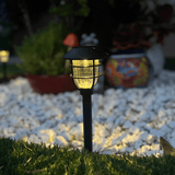 Vintage Cage Solar LED Path Light 1-Light Lasson Living