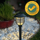 Vintage Cage Solar LED Path Light 1-Light
