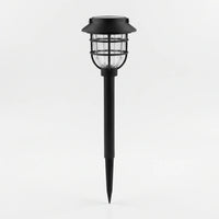 Vintage Cage Solar LED Path Light 1-Light