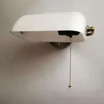 Vintage Glass Half Moon Wall Sconce Lamp 1-Light Lasson Living