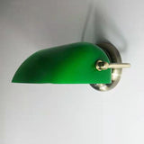Vintage Glass Half Moon Wall Sconce Lamp 1-Light Lasson Living