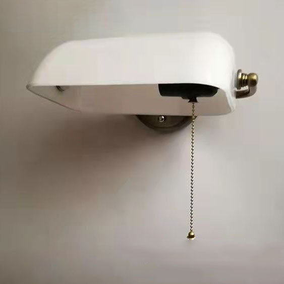 Vintage Glass Half Moon Wall Sconce Lamp 1-Light