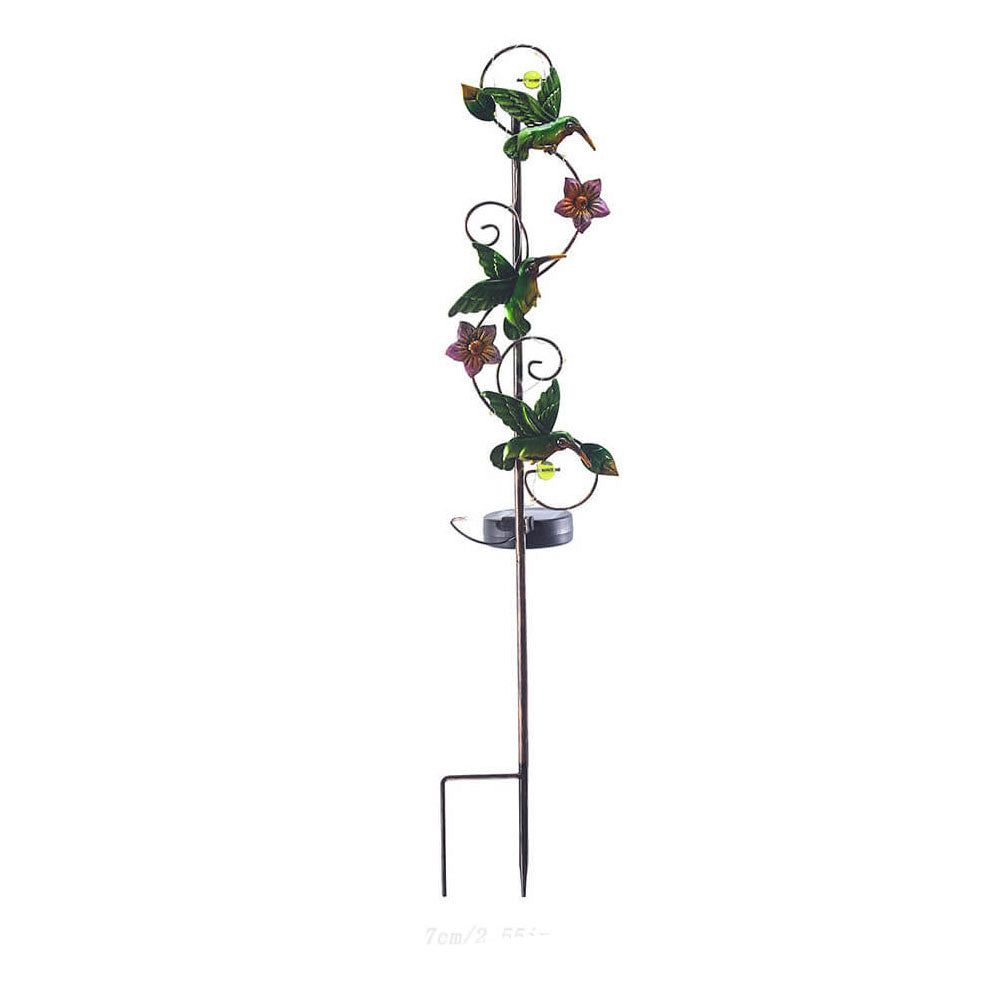 Vintage Solar Decorative LED Garden Stake Light 1-Light