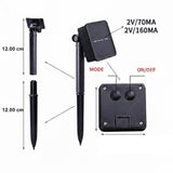 Vintage Solar Globe LED String Lights 10-Light