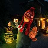 Vintage Solar Pineapple LED Hanging Lantern 1-Light