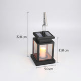 Vintage Solar Square LED Hanging Lantern 1-Light