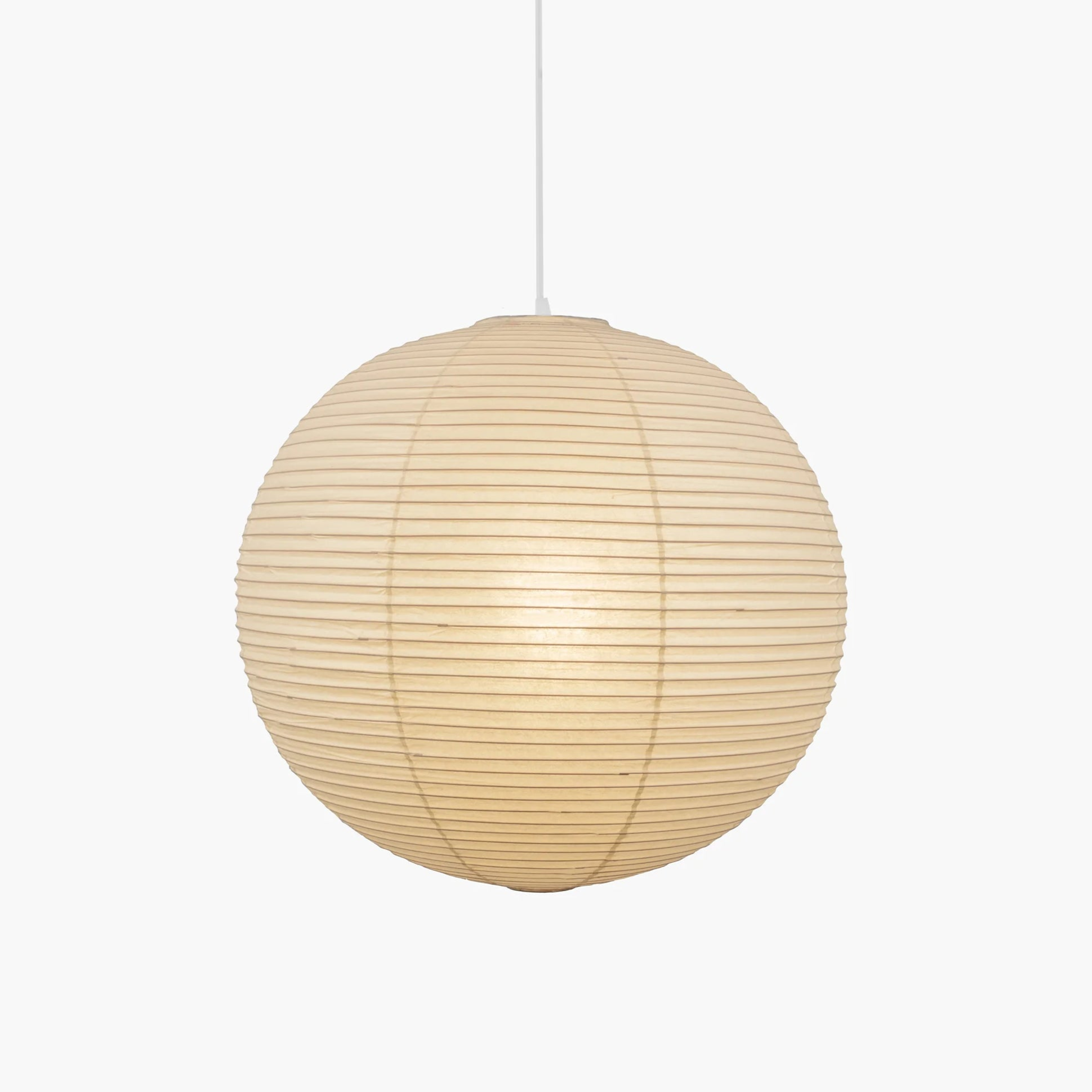 Japanese Washi Paper Globe Pendant Light 1-Light