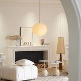 Japanese Washi Paper Globe Pendant Light 1-Light