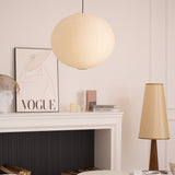 Japanese Washi Paper Globe Pendant Light 1-Light