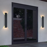 Weather-Resistant Aluminum Outdoor Wall Lamp – Modern Design Wall Sconce Light in Black or White for Gardens and Patios