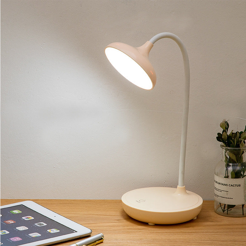 Modern Round LED Rechargeable Desk Lamp 1-Light Lasson Living