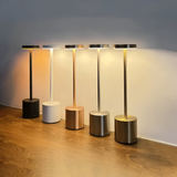Wireless Retro Table Lamp – Rechargeable Cordless Design with Dimmable LED for Cozy Bedside Ambiance