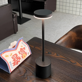Wireless Retro Table Lamp – Rechargeable Cordless Design with Dimmable LED for Cozy Bedside Ambiance