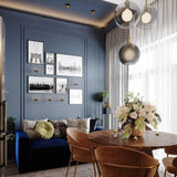 Modern Cylinder Glass Brass Pendant Light 1-Light