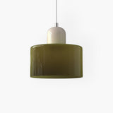 Modern Glass Cylinder Pendant 1-Light Lasson Living