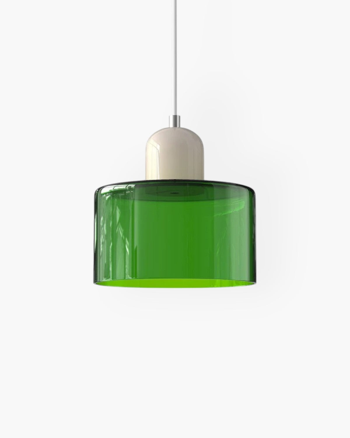 Modern Glass Cylinder Pendant 1-Light Lasson Living