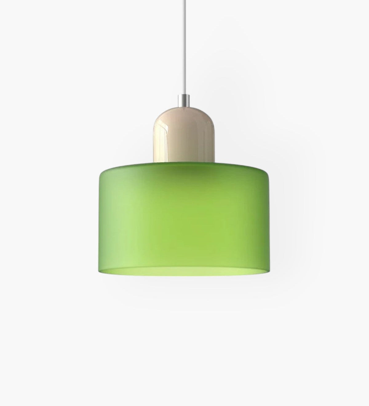 Modern Glass Cylinder Pendant 1-Light Lasson Living