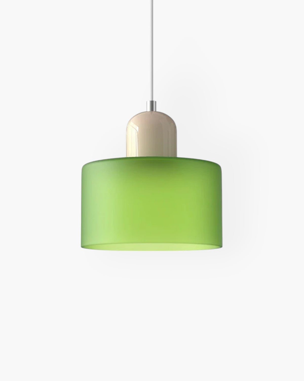 Modern Glass Cylinder Pendant 1-Light Lasson Living