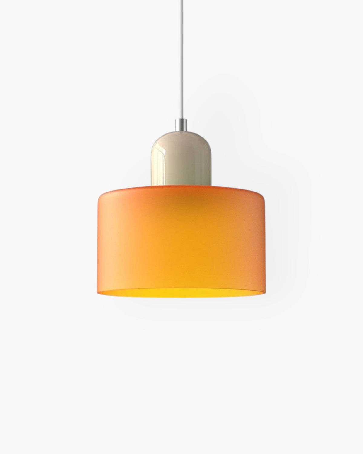 Modern Glass Cylinder Pendant 1-Light Lasson Living