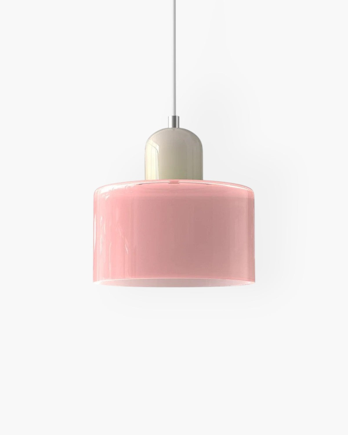 Modern Glass Cylinder Pendant 1-Light Lasson Living