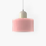 Modern Glass Cylinder Pendant 1-Light Lasson Living