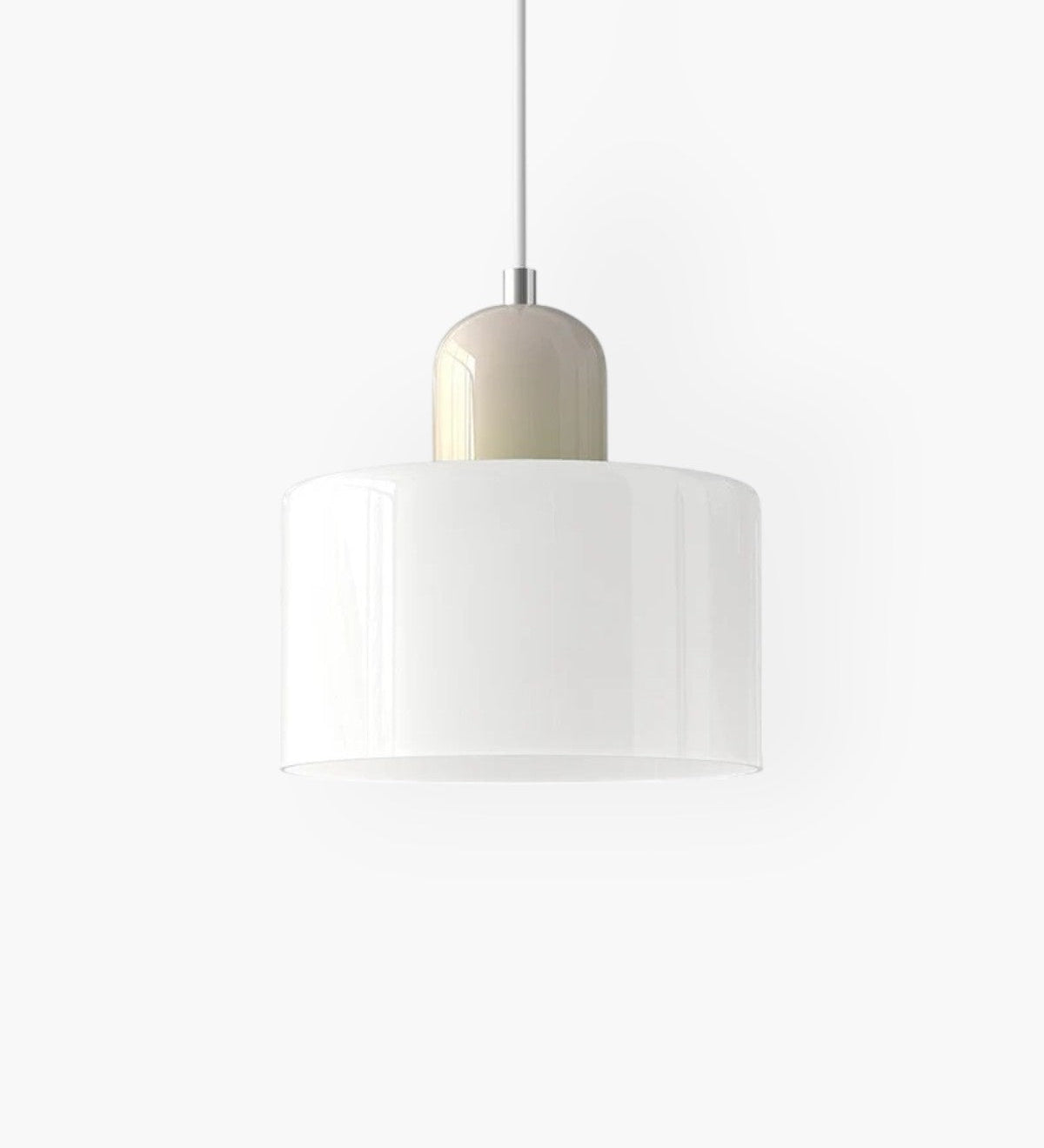Modern Glass Cylinder Pendant 1-Light Lasson Living